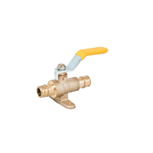 <strong>WIRSBO</strong> Drop Ear Ball Valve W/DRAIN 1/2" Long Handle Ball Valve - Product Image 2