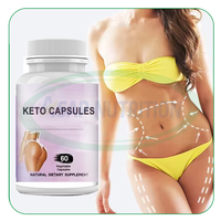 Ausreson OEM Vegan Keto Bhb Brûleur de Graisse Pilules Produits Diététiques Contrôle du Poids Amincissement Rapide Compléments Alimentaires Capsules Keto pour Femmes