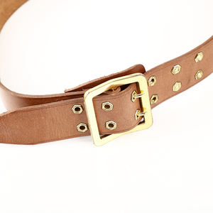 Cinture in pelle di mucca reale <span class=keywords><strong>marrone</strong></span> di alta qualità per controllo di sicurezza - Product Image 2