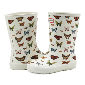 Stivali da Pioggia Impermeabili Unisex per Bambini, Antiscivolo e Leggeri, Asciugatura Rapida per Tutte le Stagioni, Stivali Wellington - Product Image 4