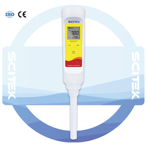 Medidor de <span class=keywords><strong>pH</strong></span> de Bolso de Alta Precisão SCITEK com Calibração de 1 a 3 Pontos, Tela LCD de Duplo Display e Membrana Sensível ao <span class=keywords><strong>pH</strong></span> Cônica - Product Image 5