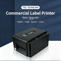 Impresora de Etiquetas de Códigos de Barras TSC TE244 TE344 de Grado Industrial Compacta con Modo de Impresión Térmica Dual y Conectividad Multiinterfaz