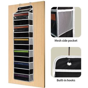 Custom Pack Over <b>Door</b> Organizer with 5 Large Pockets 10 Mesh Side Pockets 44 Lbs <b>Weight</b> Capacity Hanging Organizer - Product Image 3