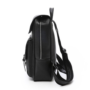 Custom 2025 New Product Hot Sale <b>Backpacks</b> Delivery Durable Casual <b>Waterproof</b> Pu Men's <b>Backpack</b> - Product Image 4
