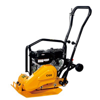 Compacteur de plaques C60 réversible à essence de haute qualité, directement de l'usine, avec noyau à roulement et haute efficacité pour la construction