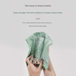 Paños de Limpieza de Bambú Antibacterianos al por Mayor, Paños de Microfibra Absorbentes con Rayas para Cocina - Product Image 5