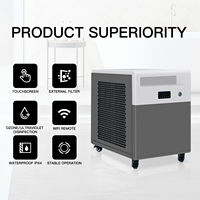 Appareil de cryothérapie Fengmang BY-50 à refroidissement par air, réfrigérant R410A, pompe à moteur, télécommande, 1750W, pour une récupération musculaire rapide et automatique