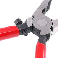 Pince à verre robuste à mâchoires courbées, outil pour porte-clés métalliques, capacité d'ouverture maximale 11 mm