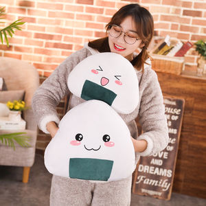Cojín de Peluche Suave con Forma de Bola de Arroz de Sushi Japonés Kawaii, Juguete de Peluche Suave y Adorable - Product Image 6