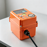 PM-10K Aktuator Listrik Mini On-Off 100Nm Aktuator Katup Putar Seperempat Kontrol Kontak Kering