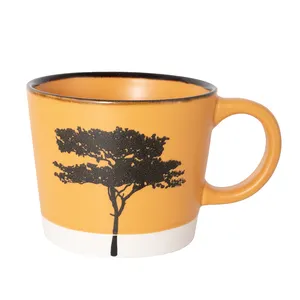 Factory Wholesale Ceramic Mug Cup Creativas Set De Tazas Para Cafe Coffe