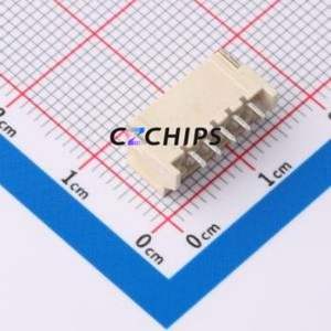 ZX-PH2.0-WT5P Wire-to-Board Pin Header SMD,P=2mm,Horizontal Mount Connector 1x5P 2mm Horizontal Mount PH - Product Image 2