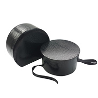 Boîte rigide auto-élevante en carton réutilisable avec poignée, couleur personnalisée, dorure à chaud, emballage cadeau portable pour artisanat