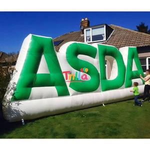 Mur de lettres gonflable géant Mot alphabet personnalisé avec lumière LED Murs de lettres gonflables - Product Image 3