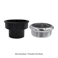 Aérateur d'air directionnel rond CP-0643 pour bus, autocar, camping-car, avec sortie réglable