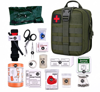 Pochette médicale d'urgence multifonctionnelle pour l'extérieur, trousse de premiers soins portable pour la randonnée en pleine nature, le bushcraft et les excursions en plein air