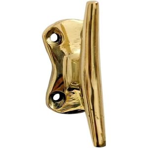 Modern Solid Brass Square Wall Mounted Coat <b>Hook</b> Nautical Design Multifunction Gold Clothes Organizer - Product Image 2