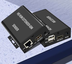 150เมตรสำหรับ <span class=keywords><strong>HDMI</strong></span> KVM Extender RJ45 <span class=keywords><strong>LAN</strong></span> Ethernet Cat5e 6สาย POE LOOP สนับสนุนสำหรับการถ่ายทอดวิดีโอเสียงตัวแปลง - Product Image 3