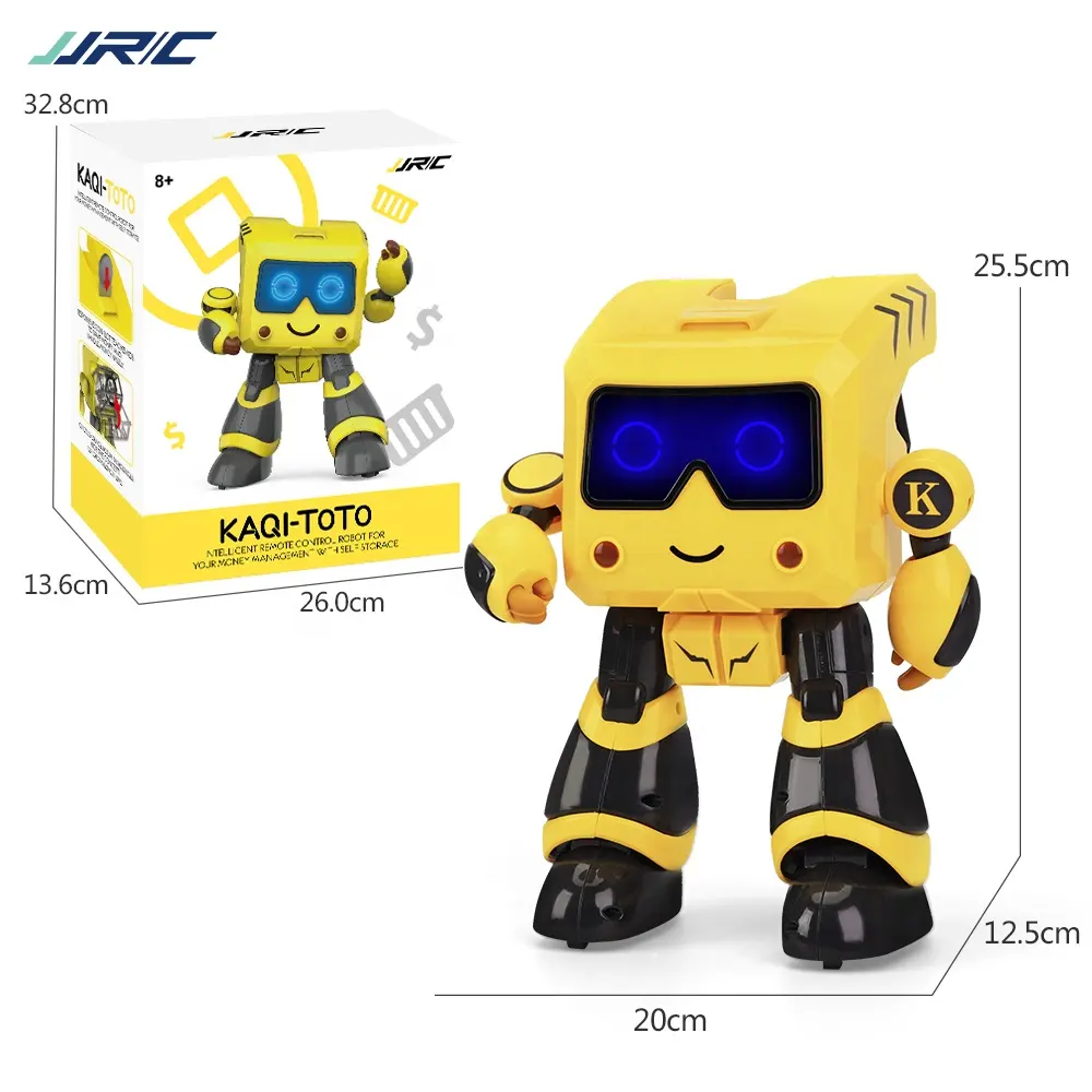 Amiqi JJRC R17 Radio Control KUQI-TOTO RC Smart Robot Intelligent Programming Robot Gifts Toys STEM Robot