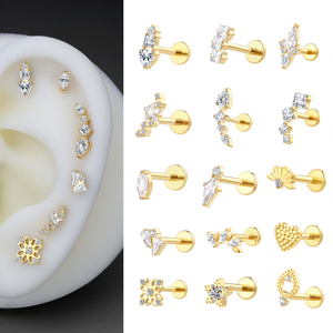 Piercing Stories, Joyería para Piercings Corporales de Titanio ASTM F136, Labret, Anillo para Ombligo, Aretes - Product Image 3