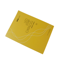 Catalogue de produits d'éclairage LED personnalisé OEM, brochure d'image de marque pour entreprise, impression manuelle de style domestique