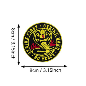 Pronto per la Spedizione: Patch in PVC 3D Rotonda <span class=keywords><strong>Cobra</strong></span> <span class=keywords><strong>Kai</strong></span>, Distintivo Personalizzabile Adatto per Zaini Tattici, Cappelli, Bracciali - Product Image 3
