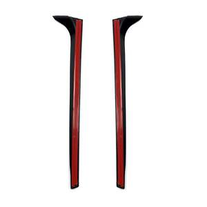 Alerón Lateral Trasero para Volkswagen Polo 2011-2017, Plástico ABS, Negro Brillante, Patrón de Fibra de Carbono, Juego - Product Image 5