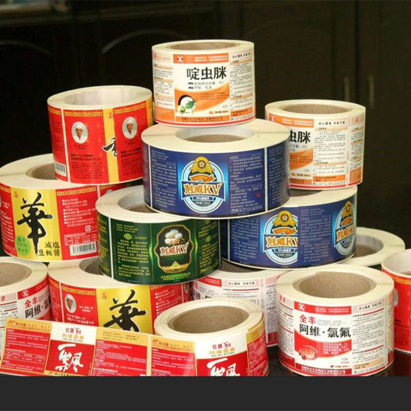 Cost-effective Modern Style Custom Cosmetic Stickers Booklet Label Printing