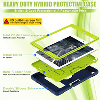 Étui robuste en silicone et PC écologique pour iPad 10.2 7e, 8e et 9e génération avec béquille, protection renforcée, OEM ODM