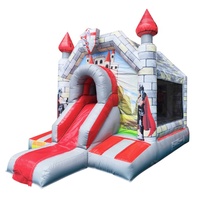 Vente directe usine : Château gonflable avec toboggan, tente de jeu pour tout-petits, combo trampoline et maisonnette de jeu résidentielle