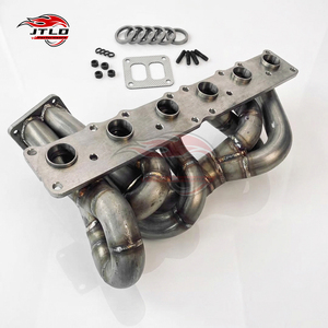 Высокопроизводительный турбоколлектор N54 Single Turbo с верхним расположением турбин (Twinscroll) для BMW E90 <span class=keywords><strong>E92</strong></span> <span class=keywords><strong>335i</strong></span> |   Выхлопная труба с фланцем T4 для турбонаддува - Product Image 1