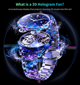 Volledig formaat hologram 3D andere reclame-apparatuur splicing LED fan videowall hologram projector 3D holografische fan apparatuur - Product Image 3