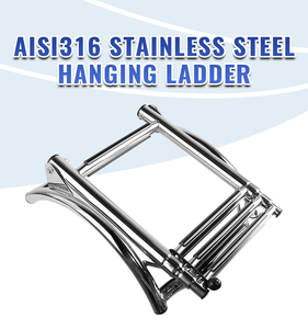 Échelle télescopique en acier inoxydable à 3 marches pour côtes et bateaux gonflables - Product Image 6