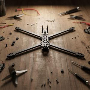 Châssis de drone en fibre de carbone 3K SHENYU, épaisseur 5 mm, léger et haute résistance pour la course FPV et la photographie aérienne - Product Image 1