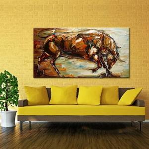 Dropshipping 100% pintado a mano colorido caballo pintura <span class=keywords><strong>al</strong></span> <span class=keywords><strong>óleo</strong></span> ilustraciones modernas pinturas <span class=keywords><strong>al</strong></span> <span class=keywords><strong>óleo</strong></span> abstractas Extra grandes - Product Image 3