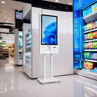 Kiosque tactile personnalisé avec logo, machine de libre-service, kiosque de restauration rapide, terminal de paiement POS, écran tactile POS