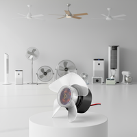 Moteurs CC sans balais à faible vibration, mini ventilateur électrique CC 5V