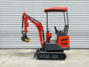 Mini-excavatrice sur chenilles à commande précise, excavatrice <span class=keywords><strong>hydraulique</strong></span> de 1,2 tonne, petite excavatrice pour travaux de jardinage et d'agriculture - Product Image 4
