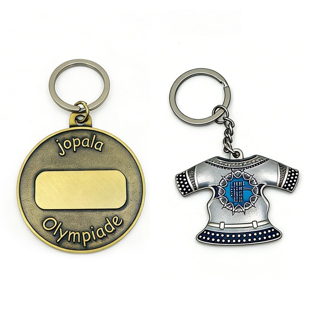 Custom Made logo 2D/3D Letter Shape Metal Key Chain Customised Personalized Soft Zinc Alloy Keychains