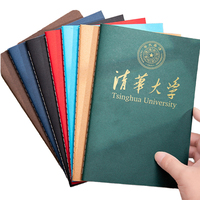 Cuaderno A5 con logotipo de impresión personalizado, papel Kraft grueso, Bloc de notas suave para estudiantes, diario de oficina de tapa dura, regalo diario