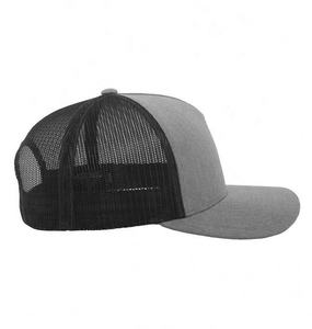Vente en gros personnalisé 5 panneaux haut profil structuré couronne casquette de camionneur pays d'Australie 2 bandes latérales maille casquette de Baseball - Product Image 5