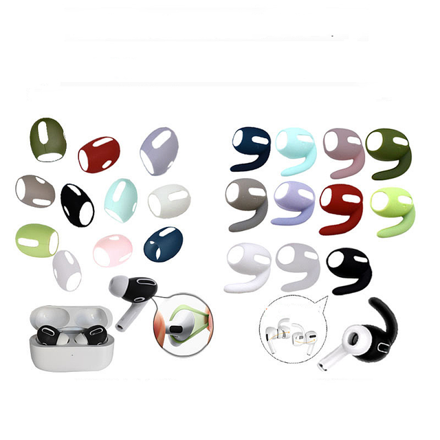 For AirPods Pro Pro2 3 4 Earphone Dust Proof Mesh Silicone Rubber Earphones Earbuds Cap Replacement Part