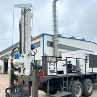 Foreuse sur chenilles diesel XL DRILL CSCZ350 montée sur camion pour puits d'eau, machine de forage de puits, pompe 260 kW, trou de 140-254 mm