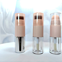 Bouteille de fond de teint liquide de bâton de correcteur vide rose personnalisé de vente chaude avec brosse pour emballage cosmétique