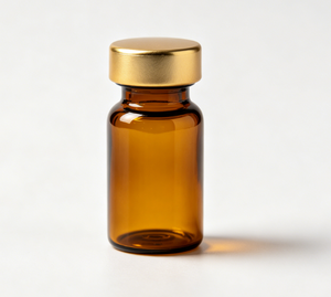 Viales de Muestra de Vidrio Impresos Personalizados con MOQ Bajo, Botellas de Vidrio Transparente/Ámbar de 3/5/10 ml con Cierre a Presión - Product Image 1