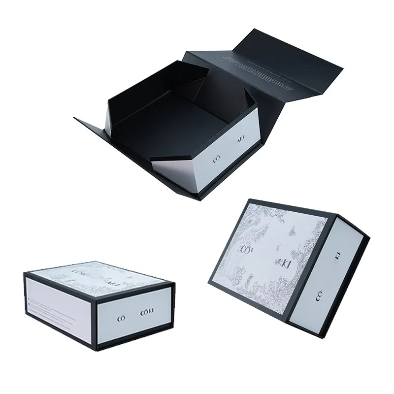 Бесплатный образец, портативный белый прямоугольный картон на заказ, плоская Складная упаковочная коробка, картонная бумага, роскошная Подарочная коробка для чая