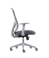 Chaise de bureau économique avec maille durable et cadre en acier, chaise ergonomique économique pour le personnel