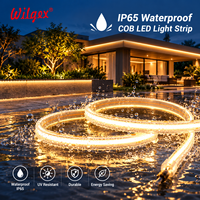 Bande lumineuse LED COB en silicone étanche IP67 24V facile à installer, flexible, 720 LED, longueur personnalisée, décoration intérieure, bar