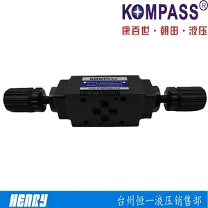 Válvula de Control de Flujo KOMPASS MSW-02-X, Válvula Hidráulica Apilable para Uso Industrial - Product Image 3