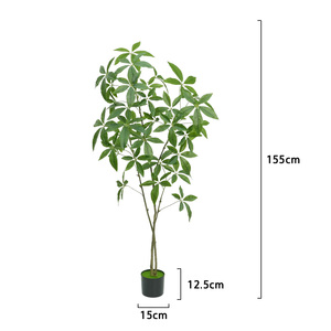 ต้นไม้ปลอมสำหรับตกแต่งในบ้านออฟฟิศต้นไม้เงินเทียมจาก5FT - Product Image 6